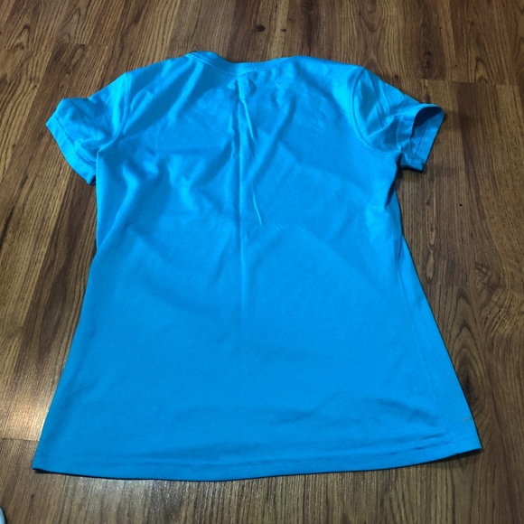 Nike Blue Workout Tee Shirt - Picture 4 of 5